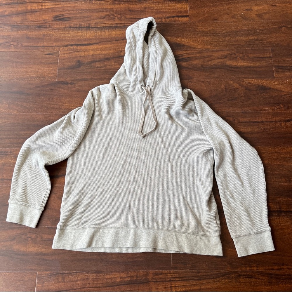 Everlane Waffle Knit Thermal Hoodie Men’s Medium